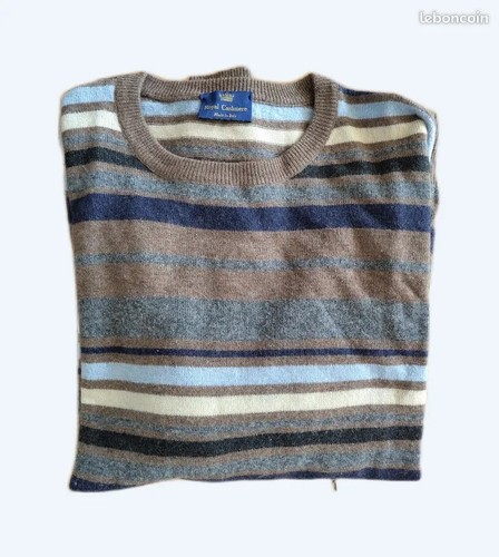 Pull cachemire rayures - pull, en