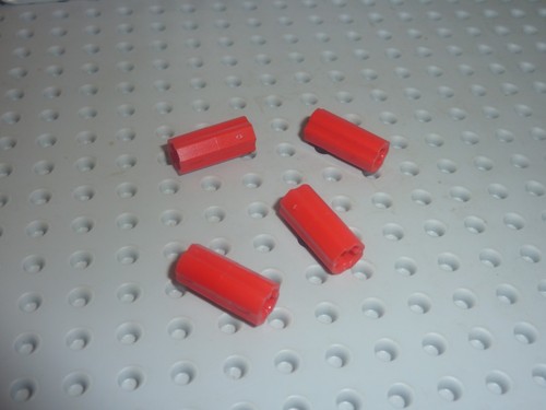 Lego technic red axle - red,