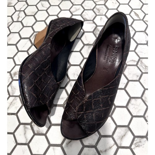 Cydwoq leather peep - peep, toe
