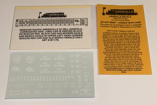 Oddballs decals mopac - decals-mopac, 53’
