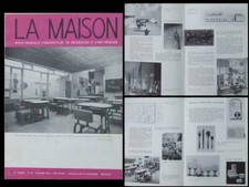 LA MAISON N°10 1960 TRIENNALE MILAN, WABBES, BRAUN, VANASSCHE, PAUL GOOSSENS