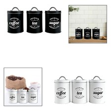 Boîte à café, thé et sucre