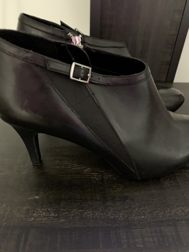Black heal booties - heal,