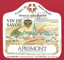 103-23 Étiquette Vin SAVOIE