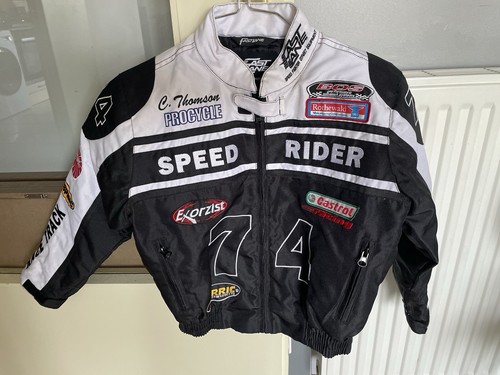 Blouson moto pour enfant - , xs
