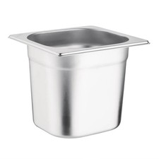 Bac GN 1/6 inox Plateau Inox Profondeur  150 mm Capacité  22 litres Récipient...