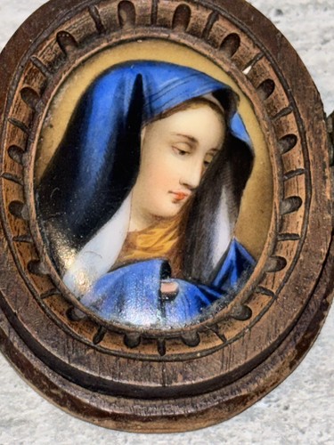 Miniature triptyque vierge sur