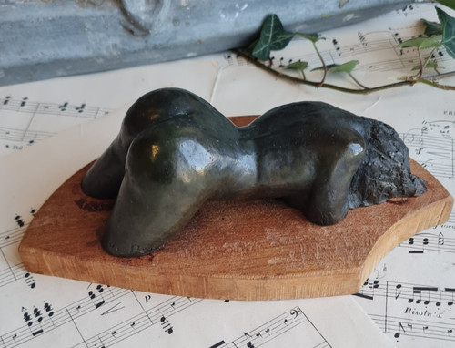 Ancienne sculpture bronze - sculpture,