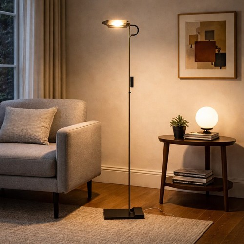 Lampadaire vintage métal - lampadaire,
