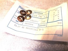 x4 CLIPS ORIGINAL FIXATION DES