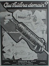 1929 PHILLIPS & BREAD PYRENE ADVERTISEMENT FRENCH AD PUB