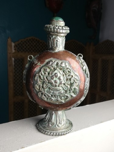 Fiole ancienne asiatique en - ancienne,