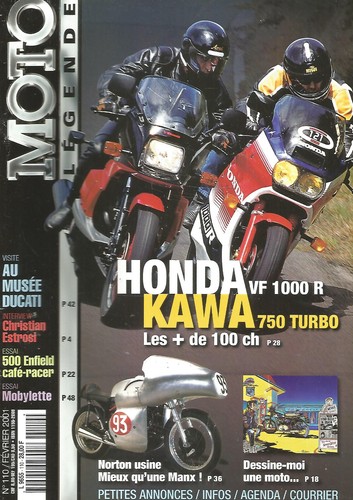 Moto legende 110 honda vf - honda,