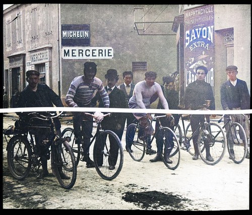 Coureurs cyclistes tirage d - tirage,