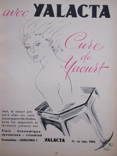 Publicité 1952 avec - publicitÉ, yalacta