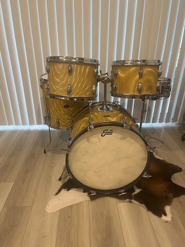 Slingerland 60s gold satin - gold,
