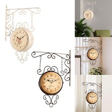 Horloge murale double face