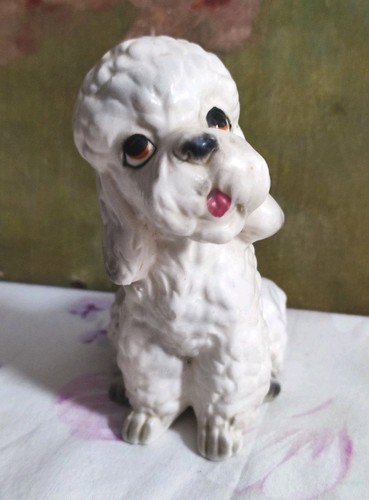 Figurine vintage chien - figurine, caniche
