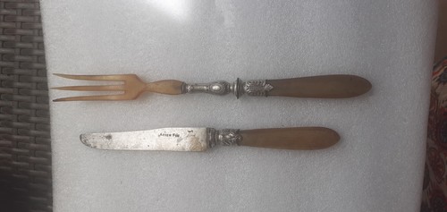 Anciens couverts corne - couverts,