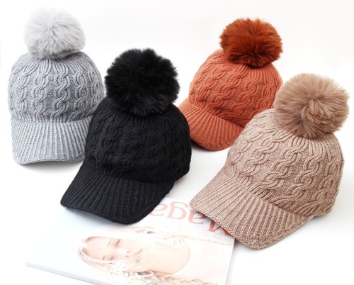 Femmes bonnet hiver tricoté - d'hiver,