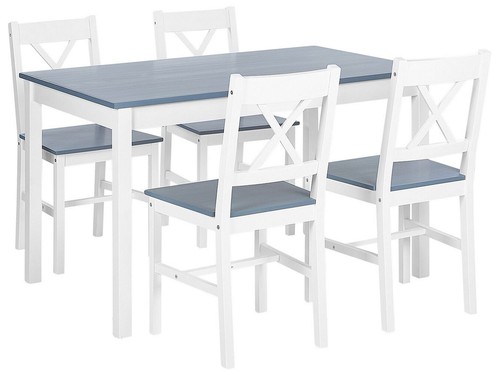 Beliani table chaises - table,