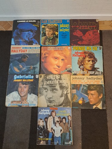 Johnny hallyday lot - hallyday, vinyles