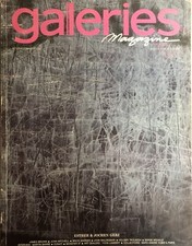 Galeries Magazine. Juin/Juil 87 N°19. Serge Mouille. James Brown. Yvon Lambert. 