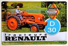 Plaque métal  TRACTEUR