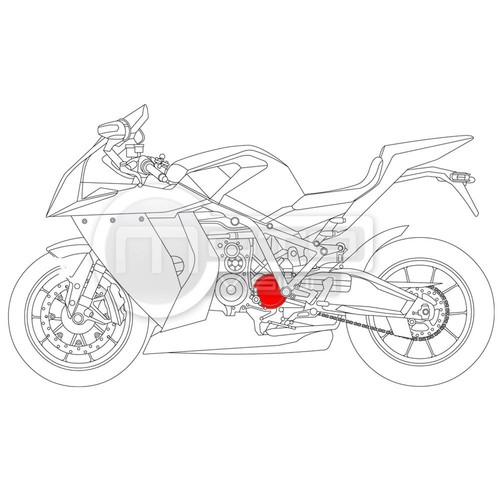 Cache pignon carbone ktm - cache, rc8