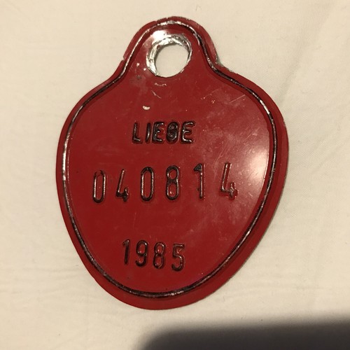 Plaque vélo belge - plaque,