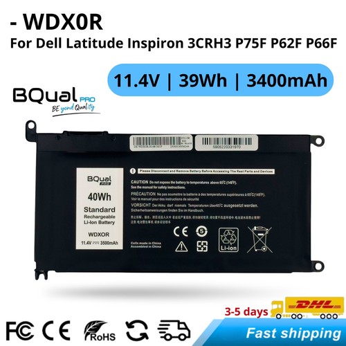 Batterie wdx0r pour ordinateur - batterie,