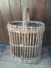 panier porte bouteilles art populaire ancien grenier