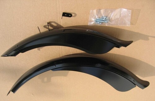 Garde boue hot road noir - boue,