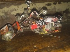 Moto miniature artisanale