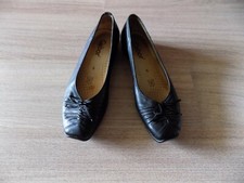 Ballerines cuir noir Gabor