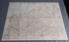 Carte routière pour cyclistes