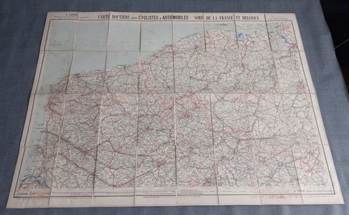 Carte routière pour cyclistes