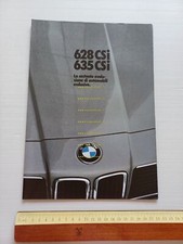 1982 BMW 628 CSi - 635 CSi Original Italian Leaflet
