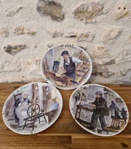 Lot assiettes porcelaine - lot,