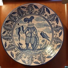 SUPERBE PLAT EN FAIENCE