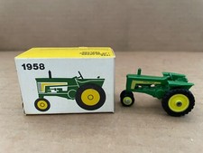 Vintage JOHN DEERE Ertl Miniature Farm Tractor w/ Box 1958 730 ROW-CROP