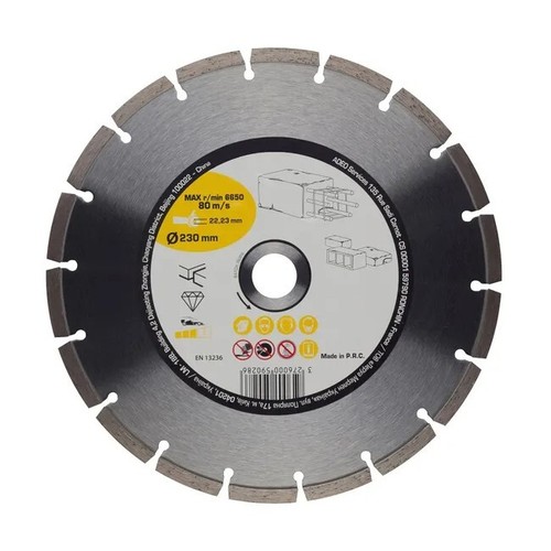 Disque diamant 230 pour béton - disque,