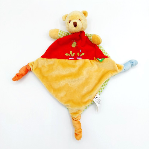 Doudou plat winnie ourson - plat,