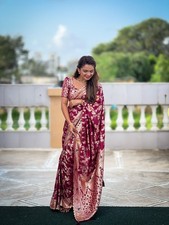 Sari Designer Indien Pour