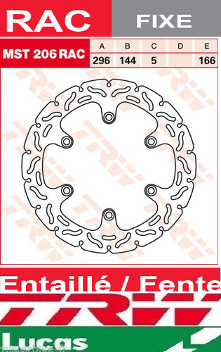 Disque frein avant trw - disque, de