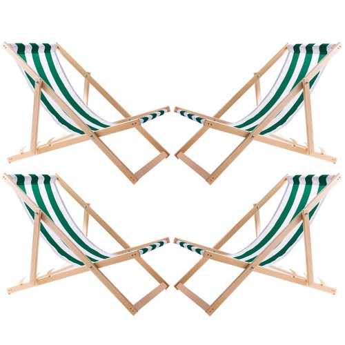 Lot chaises longues - longues, de
