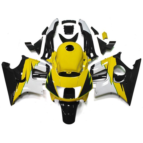 Yellow white black abs fairing - yellow,