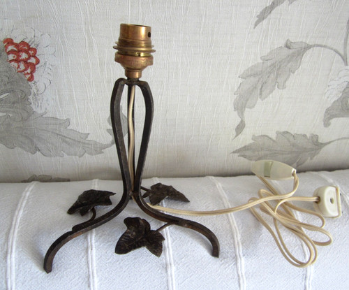 Ancien pied lampe - ancien,