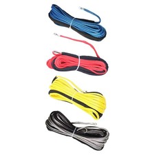 Corde de treuil synthétique 15 m fibre synthétique 2,5 t sangle de