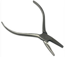 WITSCHI 5486 NOS Vintage FMX Flat Nose 9.5mm Jaw Width 14cm Length Pliers W/Grip